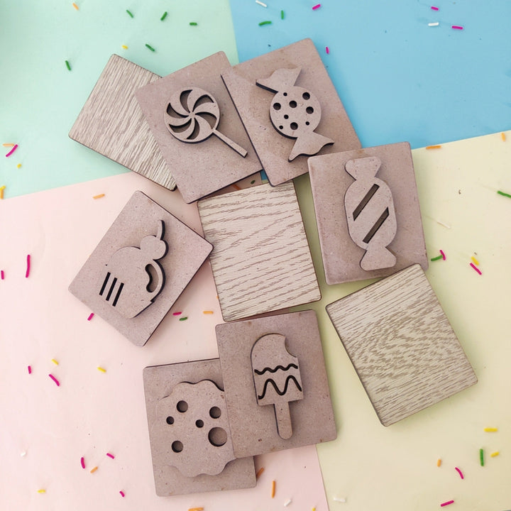 Sweet Treat Stamp Art Set | Stamp Set of 9