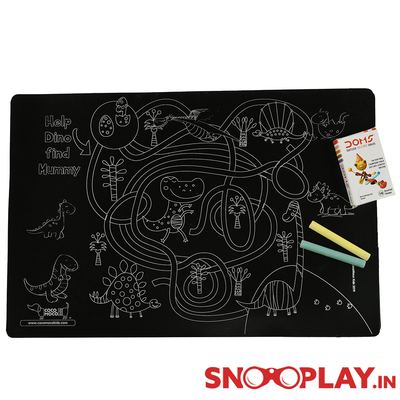 Reusable Chalk Board Wipe & Clean Drawing Table Activity Mats