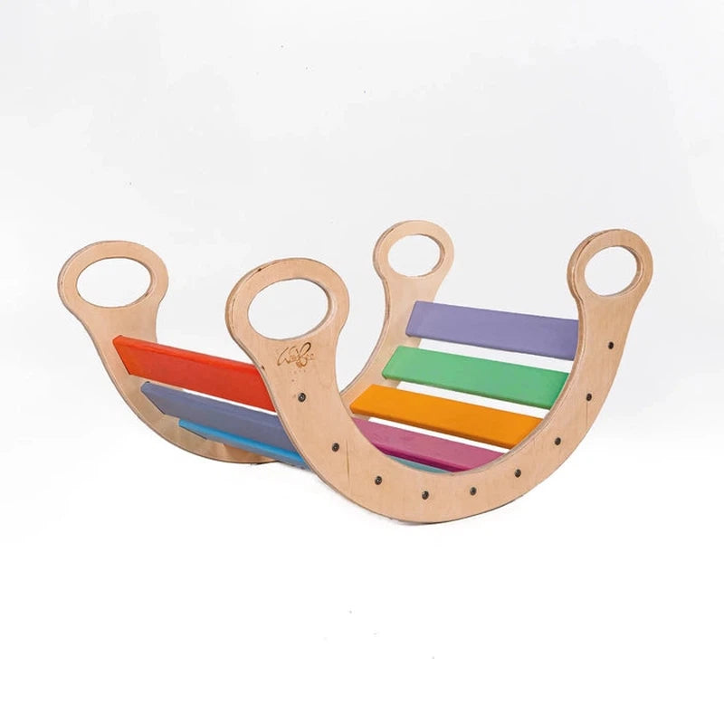 Rainbow Rocker & Balance Board - Medium (10 Months till 6 Years) | COD Not Available