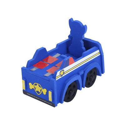 Li'l Wizards Paw Patrol Chase Build N' Play | Easy To Build 3D Foam Vehicle With Moving Wheels