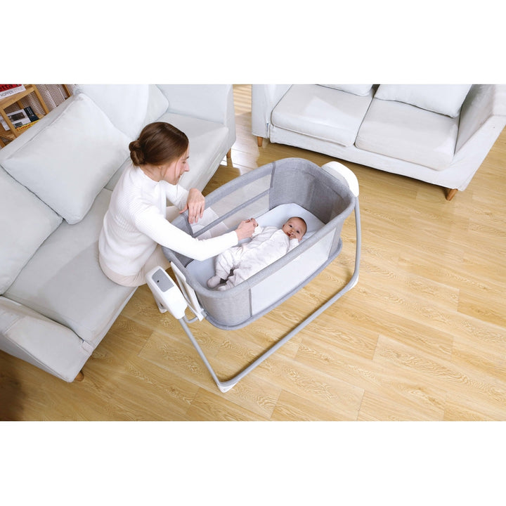 Deluxe 4 in 1 Bassinet - Grey (COD Not Available)