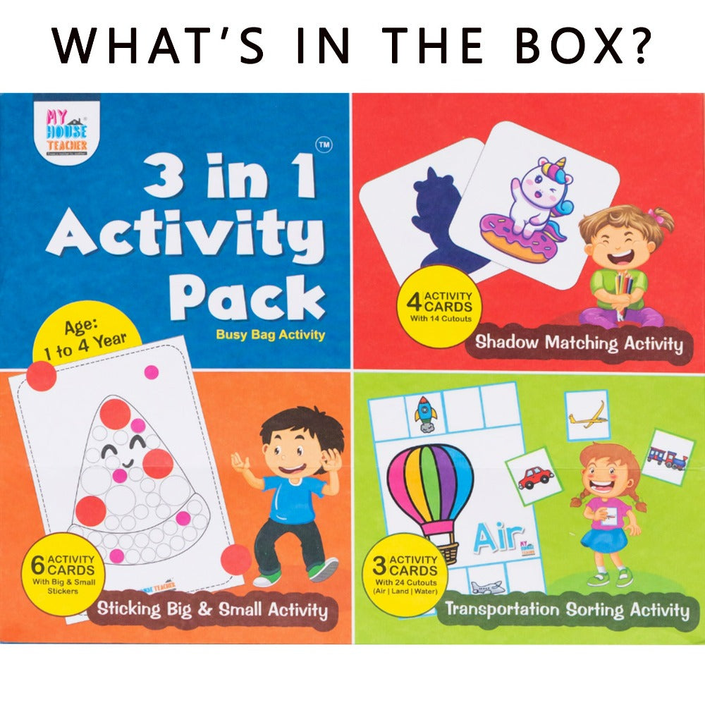 3 in 1 Activity Bundle Set 2 for babies and toddlers