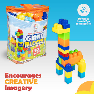 Giant Blocks (50 Pcs) - Building Block Set