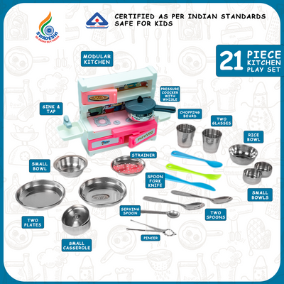 Pure Veg Jumbo - Kitchen Set