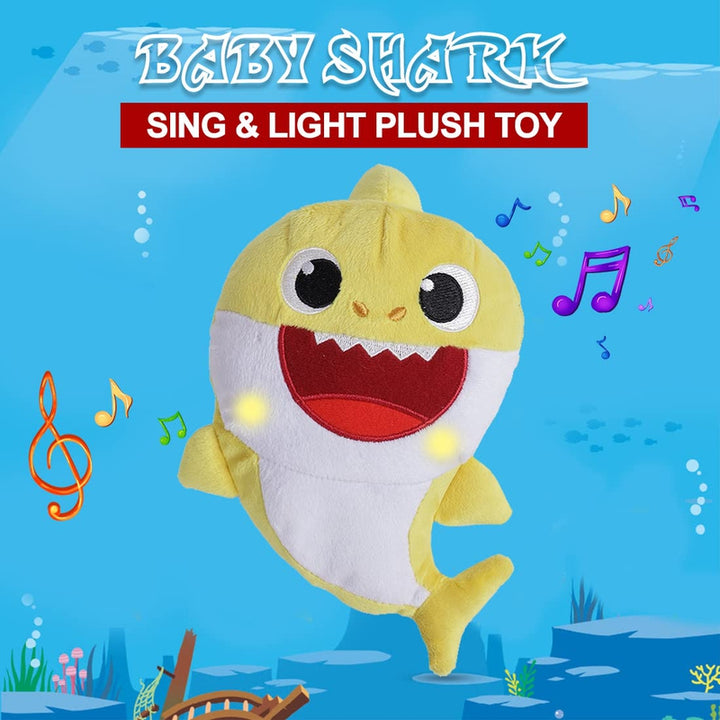 Baby Shark Plush Toy with Light & Music (1-3 Years)