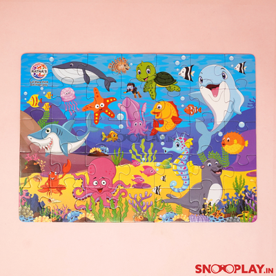 4 in 1 Animal World Jigsaw Puzzles For Kids