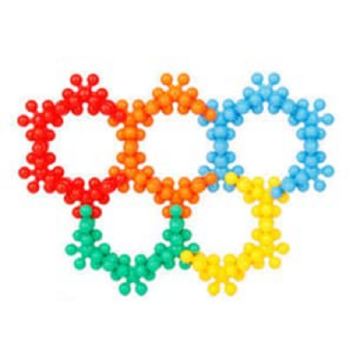 My Star Links Toys Interlocking Building Plastic Blocks Creativity Kids Toys Multicolor (100 pieces)