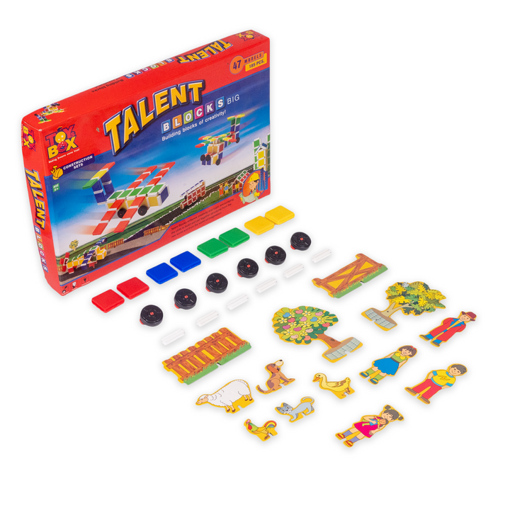 Big Talent Building Blocks - 185 Pieces (3-7 Years)