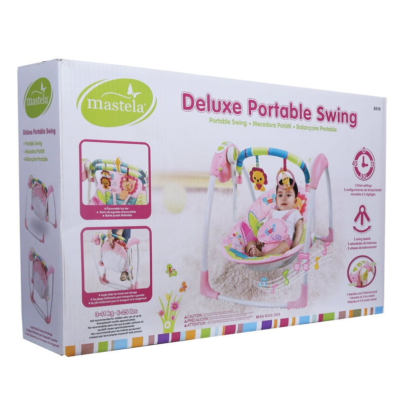 Deluxe Portable Swing - Pink