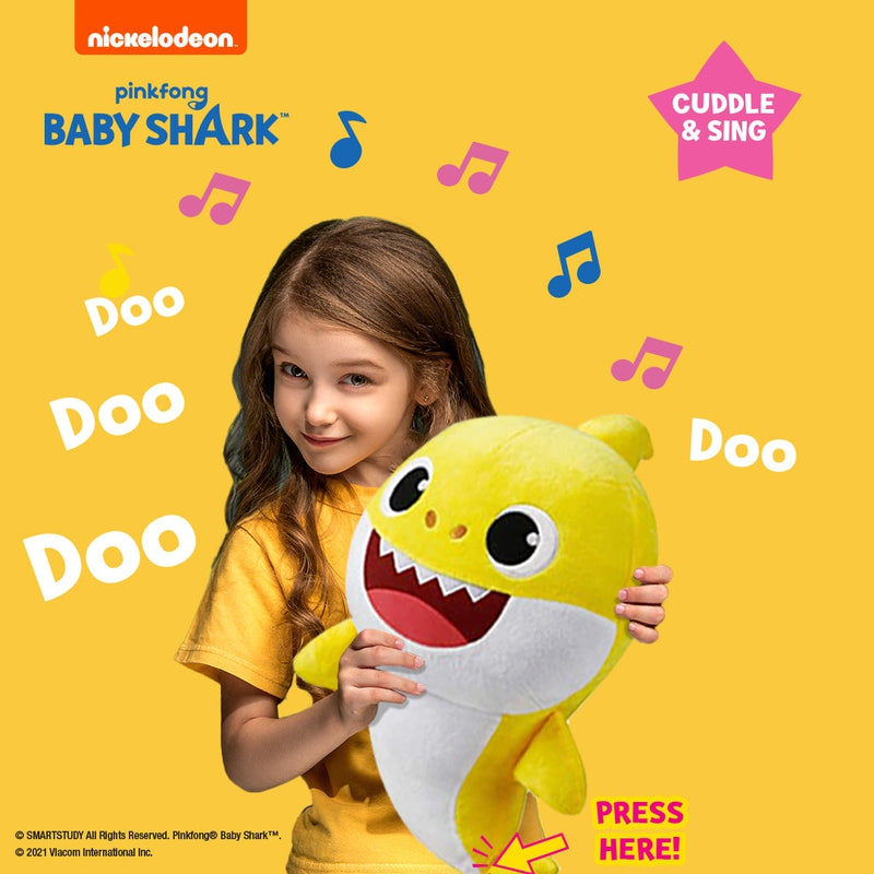 Baby Shark Plush Toy - Cuddle & Sing Plush Toy (6 Months - 7 Years)