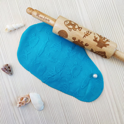 Ocean Theme Play Dough Rolling Pin