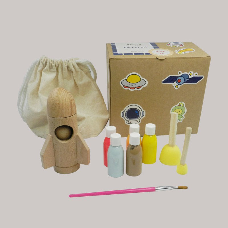 DIY Wooden Rocket Kit (3-8 Years)