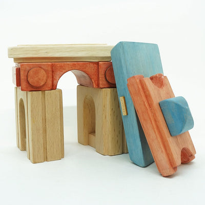 India Gate Blocks (Wooden Puzzle set) - 6 Pieces