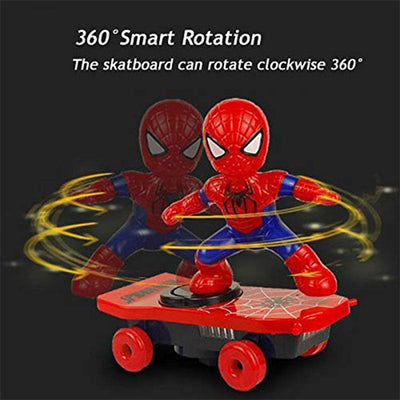 SpiderMan Electric Stunt Scooter Skateboard
