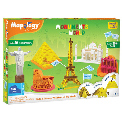 Mapology - Monuments of The World (150+ Pieces Model Making Pieces)