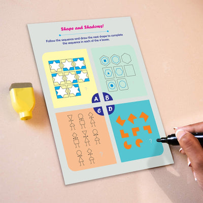 Active Brains - Erasable and Reusable Activity Sheets