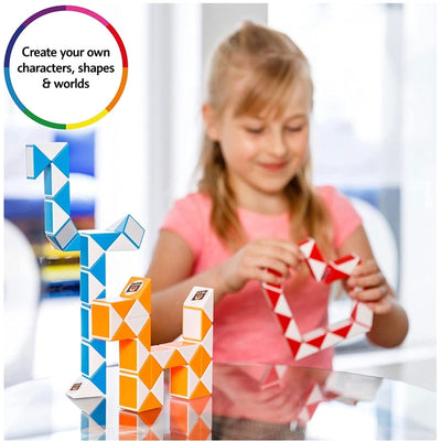 Magic Snake Twist Puzzle Toy - 24 Blocks