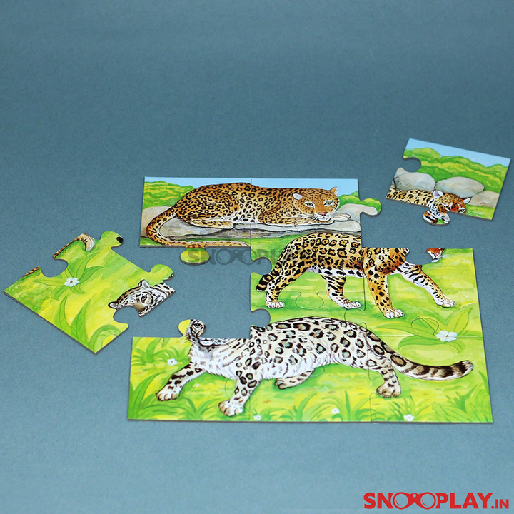 Animals Puzzles (Series 4) - Set of 4 Jigsaw Puzzles