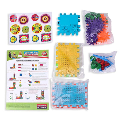 Electric Gear Building Construction Block (Set of 81 Pieces)