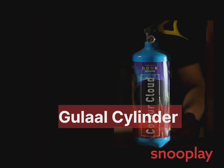 Holi Gulaal Cylinder - 4 Kgs (Assorted Colours)