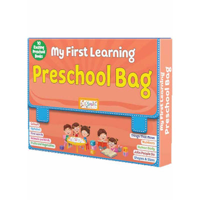 My First Learning Preschool Bag Set of 10 Exciting Preschool Books