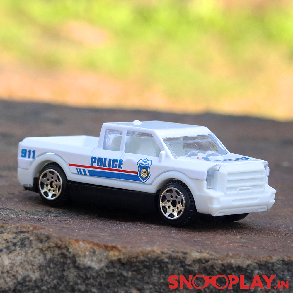 5 in 1 Police Toy Cars Playset For Kids (Metal & Plastic)