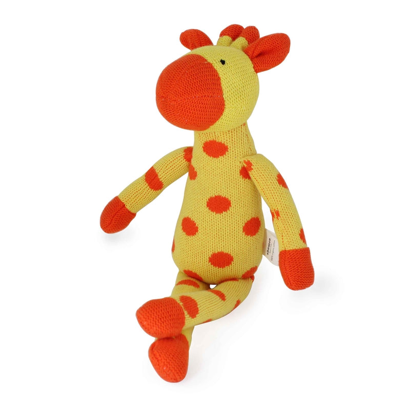 Giraffe Knitted Cuddly Buddy
