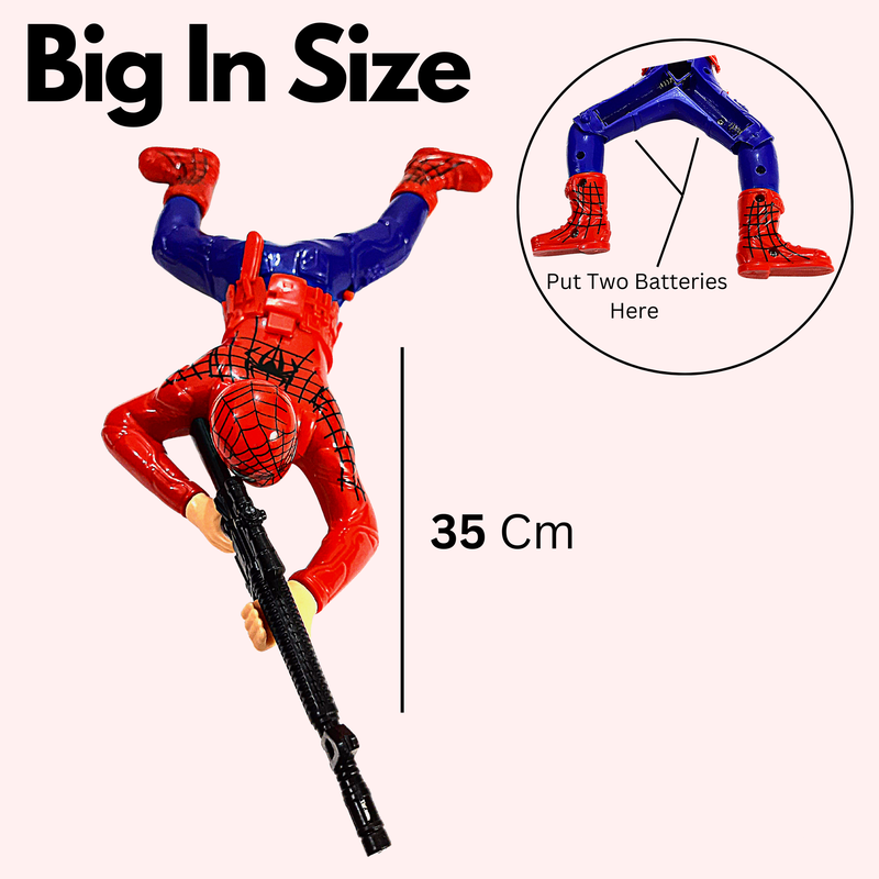 Crawling Spiderman Toys | Crawling Toy | Big in Size (14 Inch)