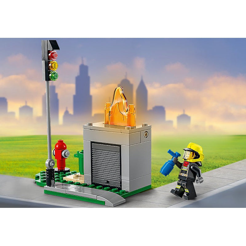 Lego City Fire Rescue & Police Chase Construction Set (60319)