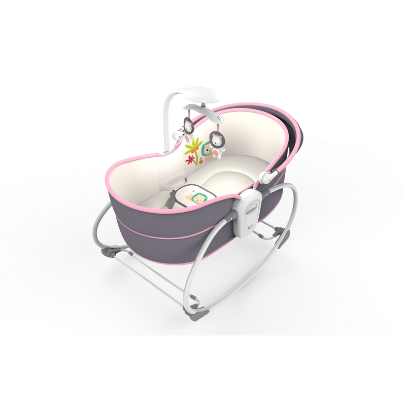 5 in1 Rocker & Bassinet - Pink