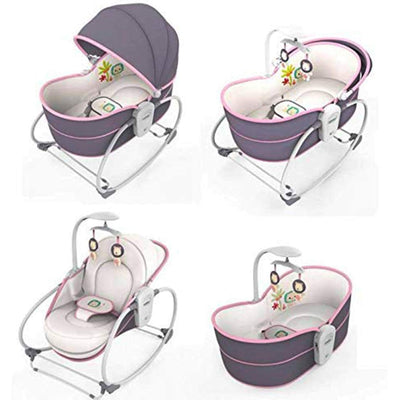 5 in1 Rocker & Bassinet - Pink