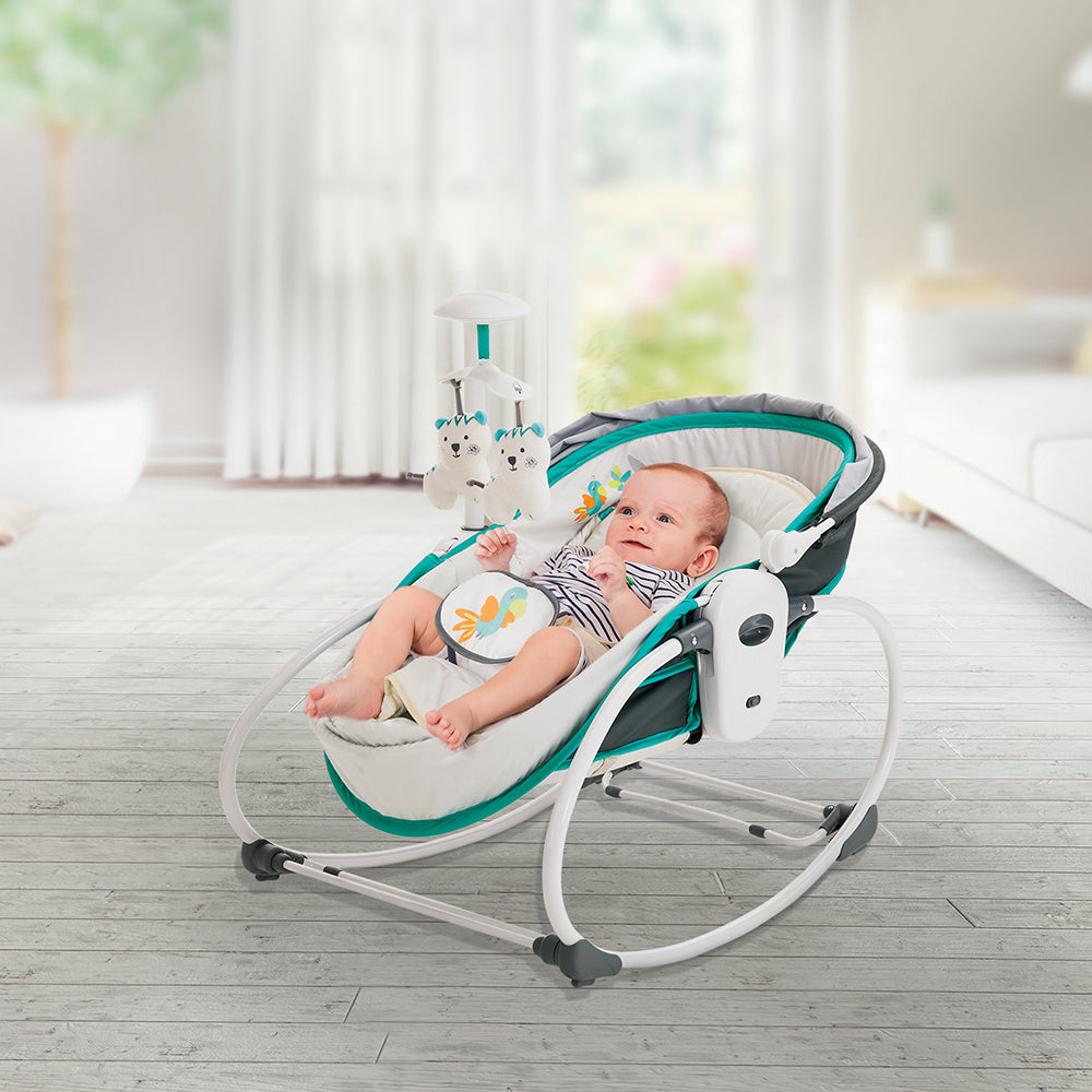 5 in1 Rocker & Bassinet - Teal