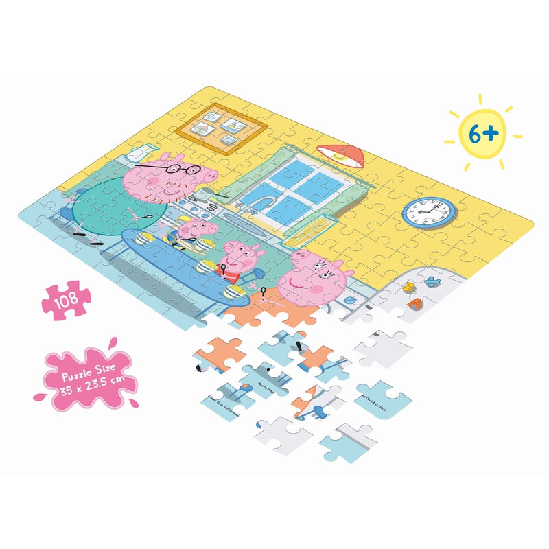 Peppa Pig - 108 Pieces Puzzle