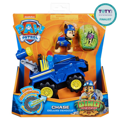 Paw Patrol Dino Rescue Chase’s Deluxe Rev Up Vehicle With Mystery Dinosaur Figure