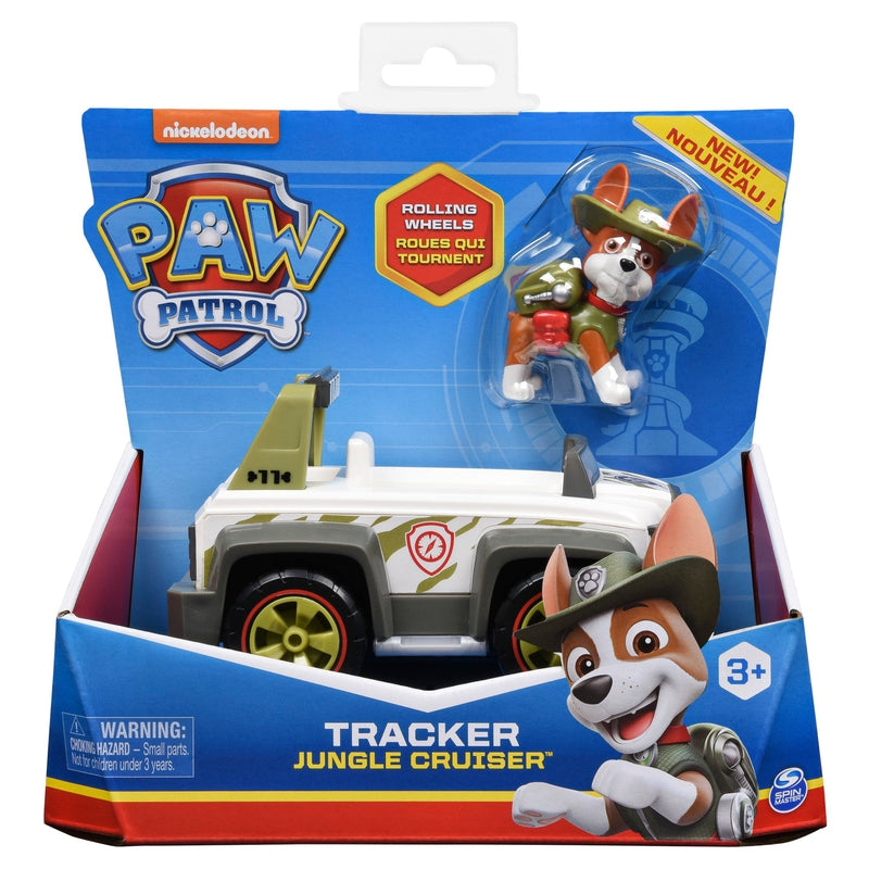 Paw Patrol Tracker’s Jungle Cruiser Vehicle with Collectible Figure