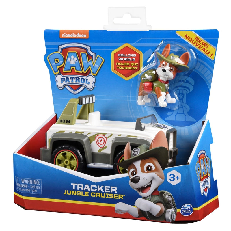 Paw Patrol Tracker’s Jungle Cruiser Vehicle with Collectible Figure