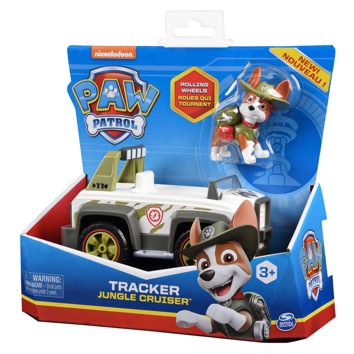 Paw Patrol Tracker’s Jungle Cruiser Vehicle with Collectible Figure