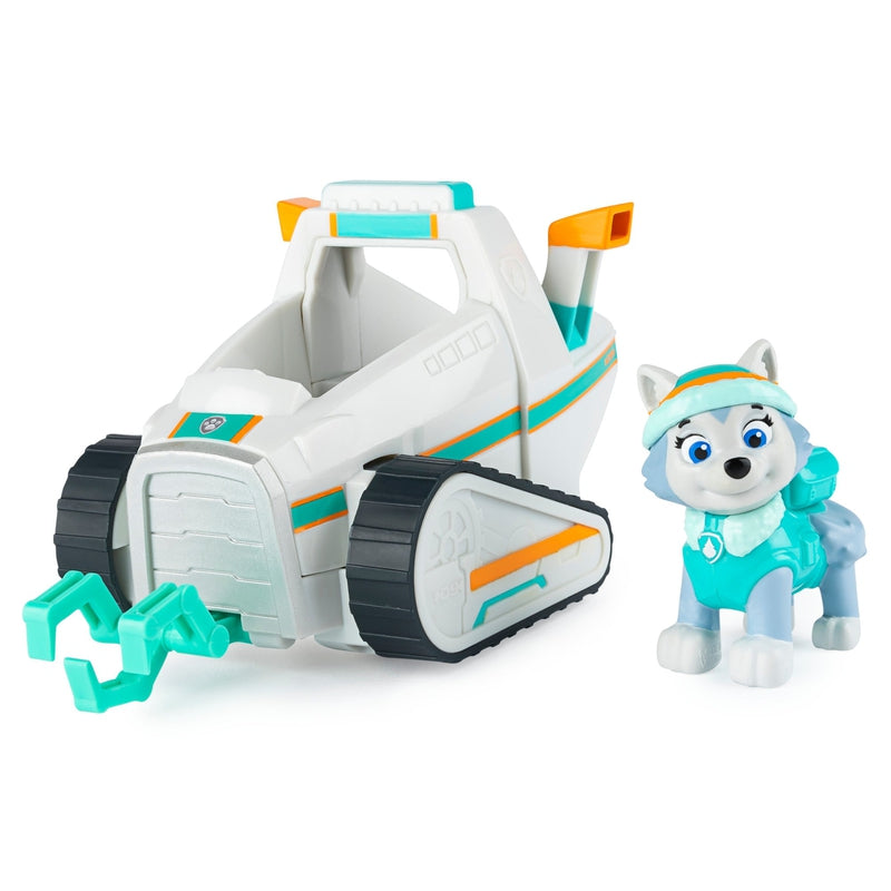 Paw Patrol, Everest’s Snow Plow Vehicle with Collectible Figure