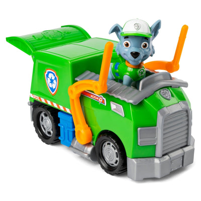 Paw Patrol Rocky's Recycle Truck Vehicle with Collectible Figure