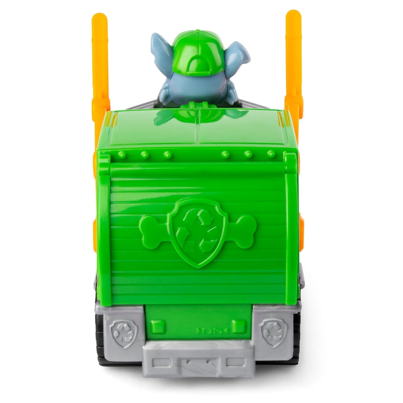 Paw Patrol Rocky's Recycle Truck Vehicle with Collectible Figure