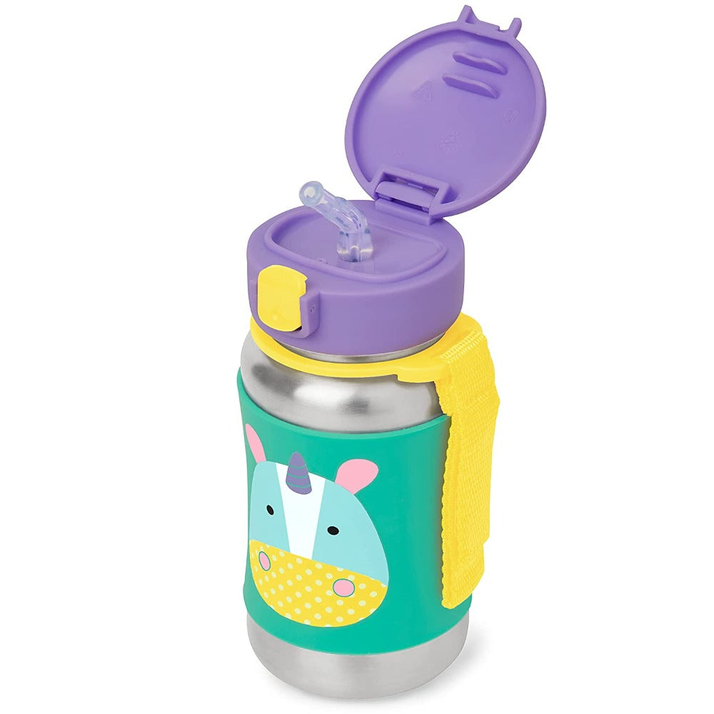 Zoo Stainless  Steel Sports Bottle
-Unicorn