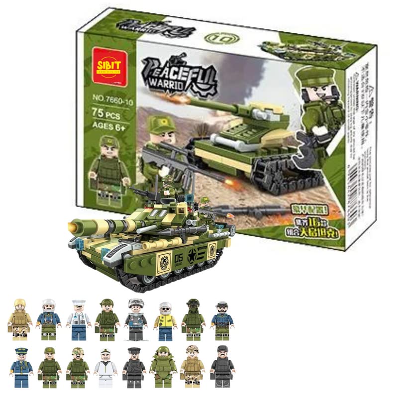 Army Tank Building Block (75 Pcs)