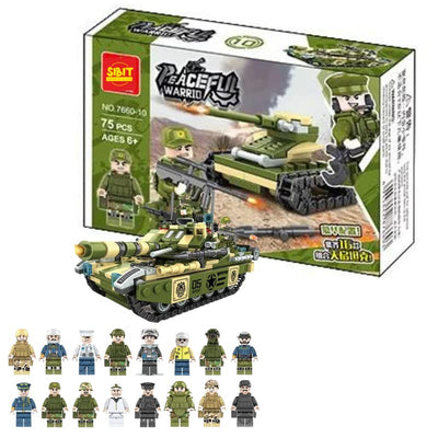 Army Tank Building Block (75 Pcs)