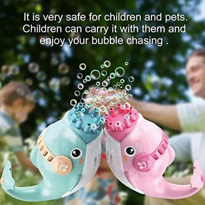 Electric Bubble Gun -Dolphin Pink