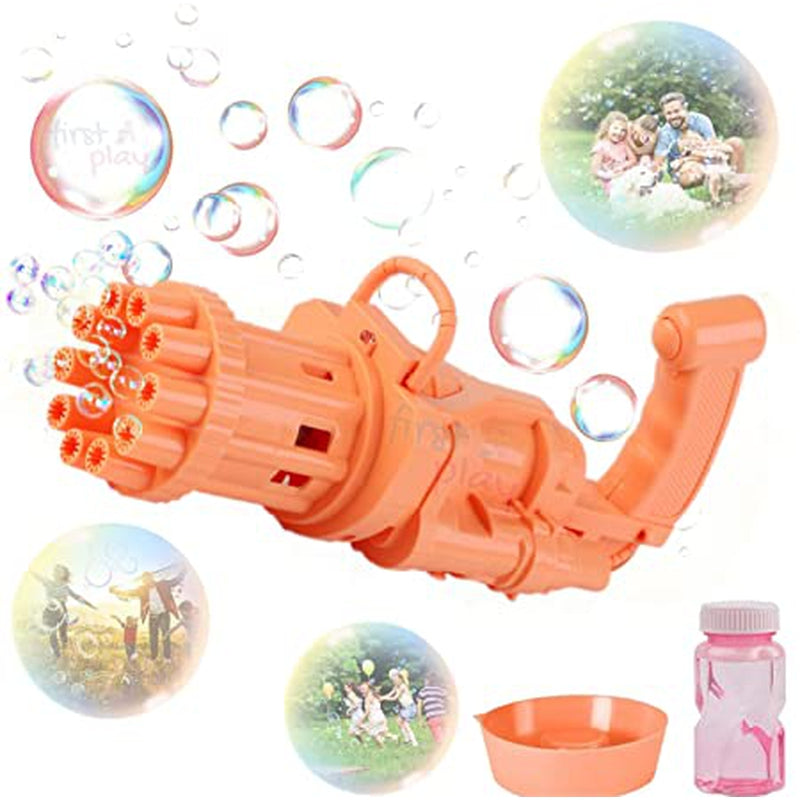 Electric Bubble Gun - Orange