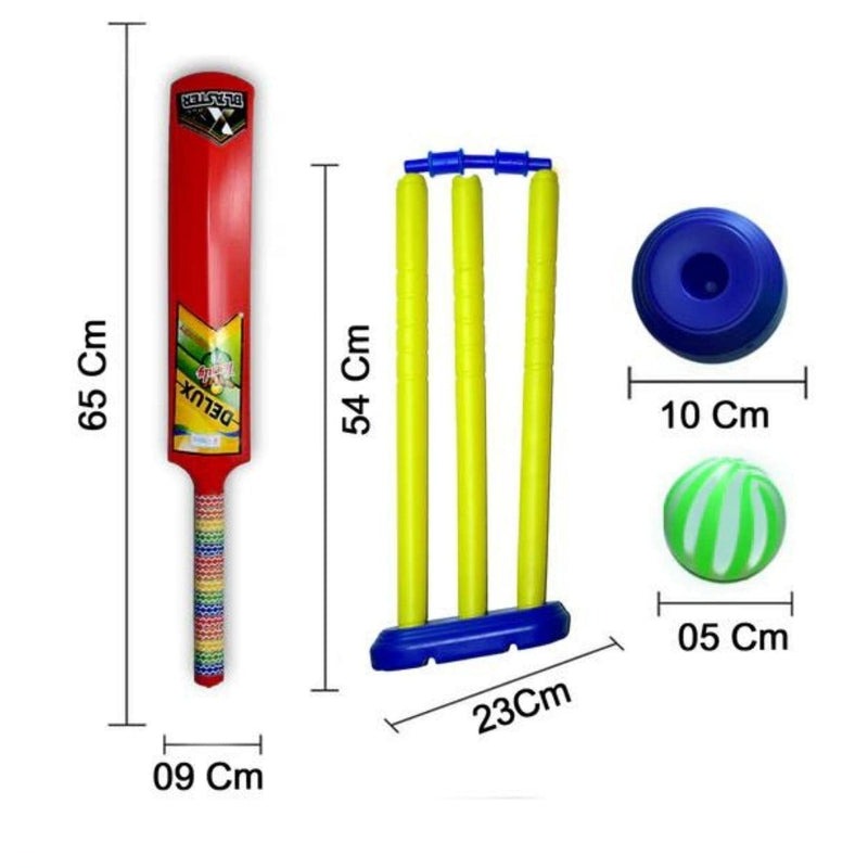 Cricket Bat and Ball Beach Wicket Stand Kit