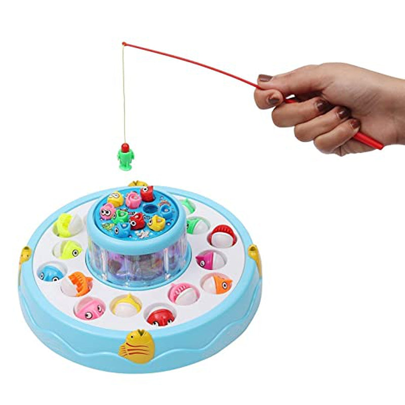 Fish Catching Game with Music and Lights (Battery Included)