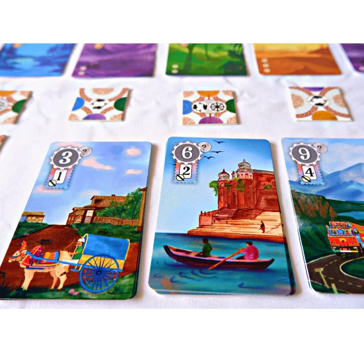 Parikrama, A Travel Card Game (Strategy Board Game)