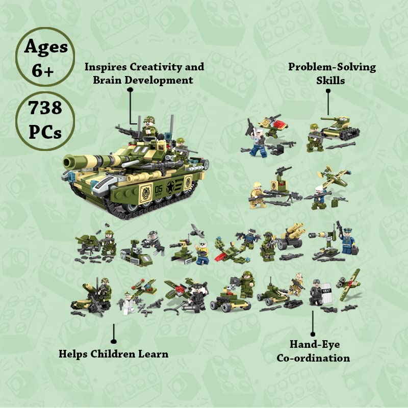 Army Tank Building Block (75 Pcs)