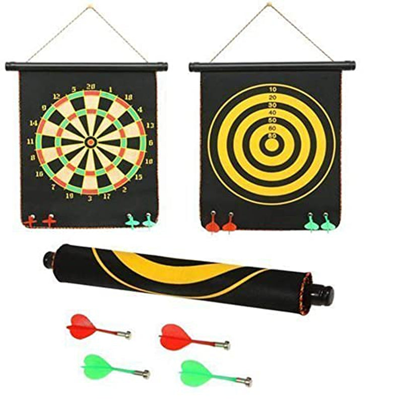 Double Faced Portable and Foldable Dart Game (12-Inch)